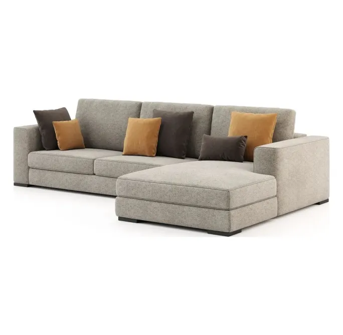 Grey Sofa with Chaise lounge