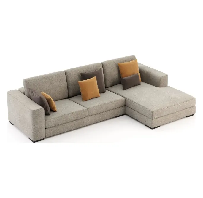 Grey Sofa with Chaise lounge