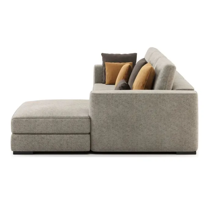 Grey Sofa with Chaise lounge