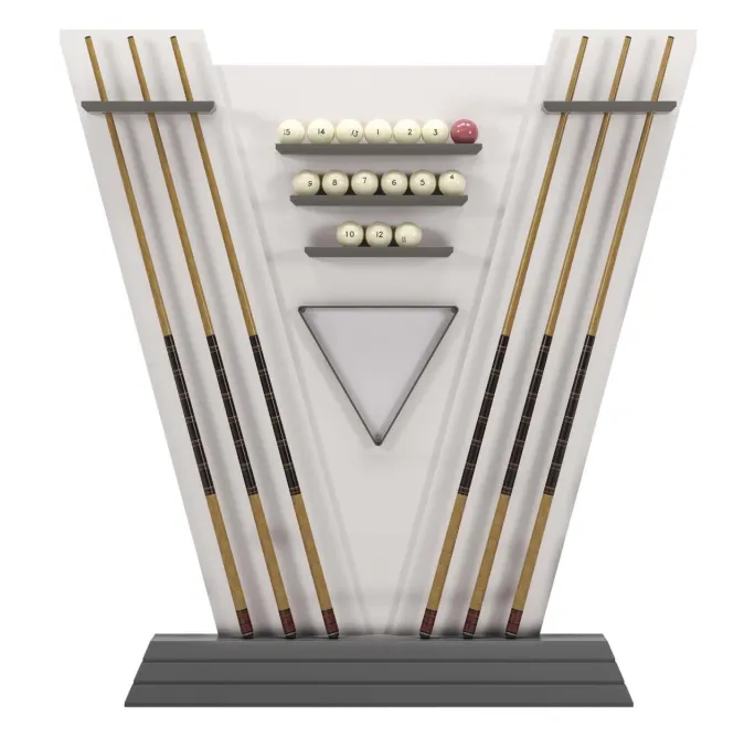 Newde Lilac Gray Cue Rack By Pino Vismara