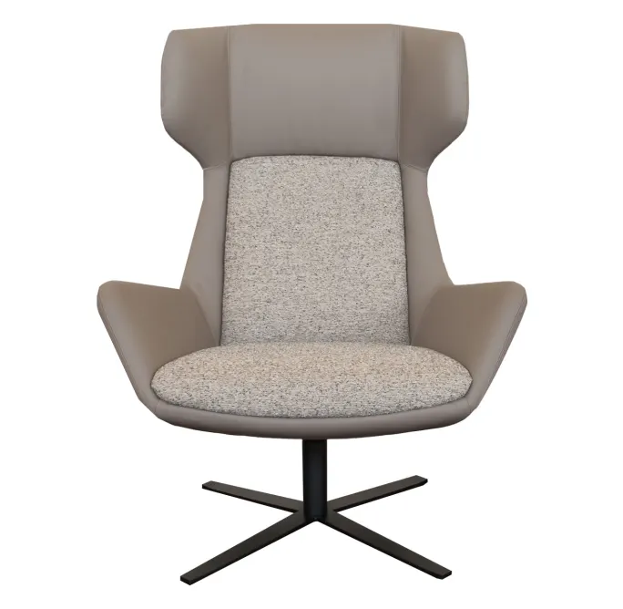 Paulina Swivel Armchair and Stool