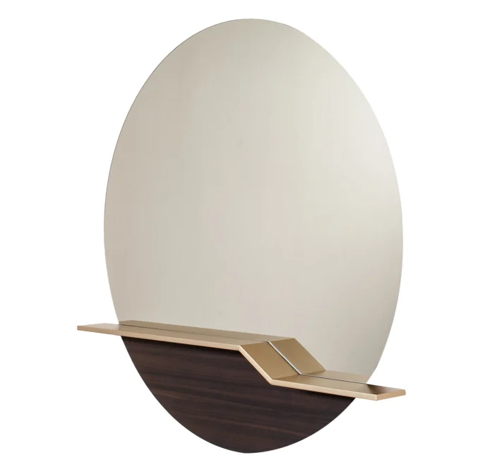 Sunrise Wall Mirror with Shelf